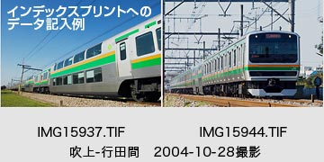 データ記入例