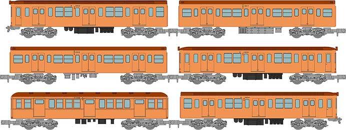 鉄道コレクション 営団地下鉄銀座線2053編成6両セット