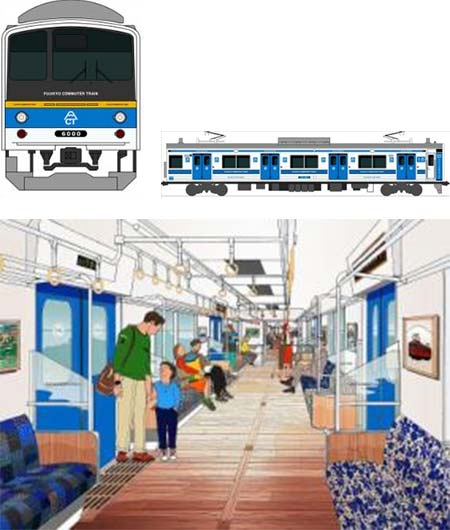 富士急行6000系,2月29日に営業運転を開始