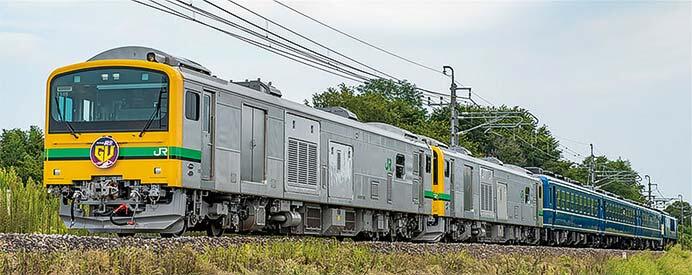 JR東日本GV-E197系＋12系＋EF64 1031
