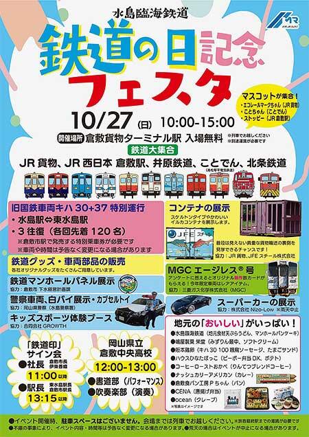 水島臨海鉄道「2024鉄道の日記念フェスタ」開催