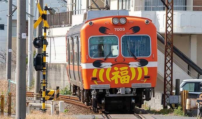 岳南電車「だるま電車」を運転