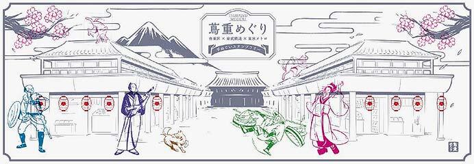 「蔦重めぐり~台東区×東武鉄道×東京メトロ手ぬぐいスタンプラリー~」開催