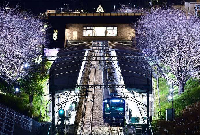 相鉄「弥生台 春待ちライトアップ」を実施