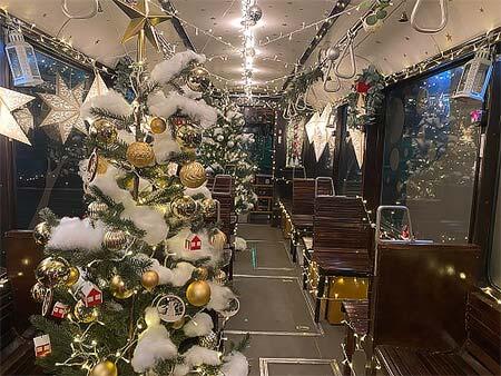 広島電鉄「クリスマス電車企画」を実施