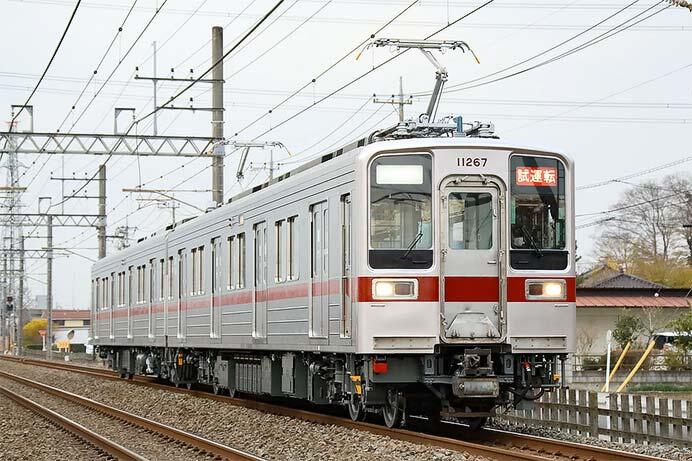 東武日光線を行く11267編成（南栗橋&mdash;幸手）