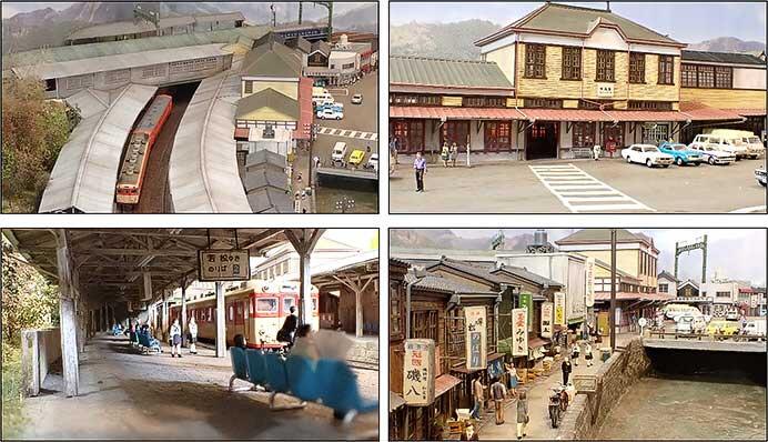 JR九州，「懐かしの折尾駅」のジオラマを展示