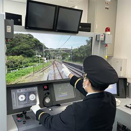 シミュレータ体験風景