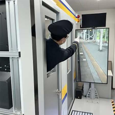 シミュレータ体験風景