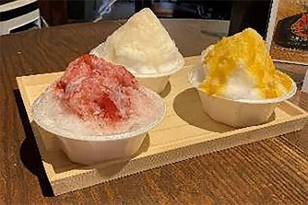 提供されるかき氷