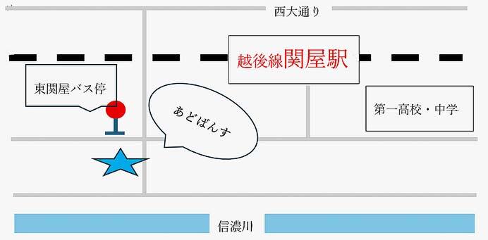 会場への地図