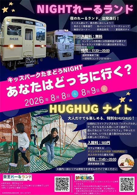 京王れーるランドで「NIGHTれーるランド」開催