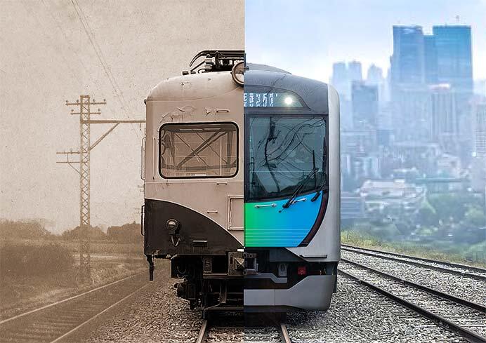 「西武・鉄道博覧会2026 ～昭和から令和を走り鉄分補給～」イベントキービジュアル