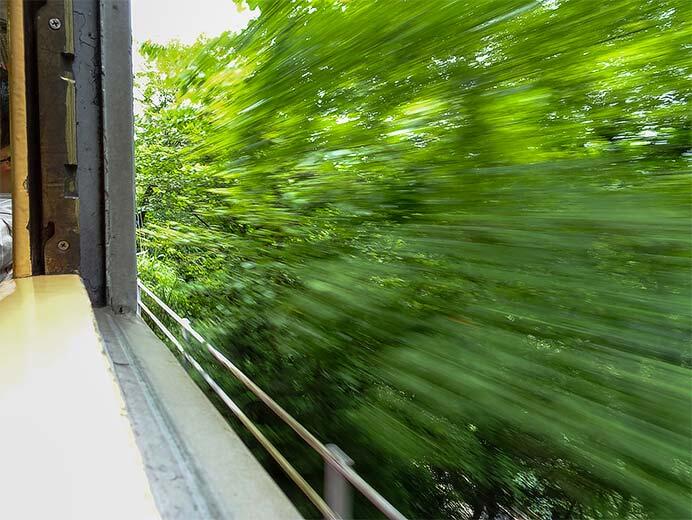 100形車窓からの風景イメージ