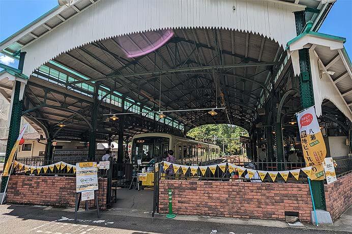 叡山電鉄「八瀬えいでん《駅》地ビール祭り」過去開催時のようす