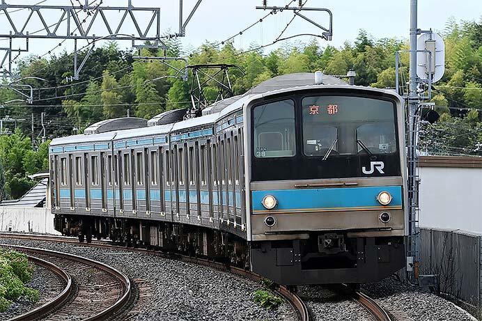 京都鉄道博物館，JR西日本205系0番代の特別展示に先立ち，車体帯色の投票を実施