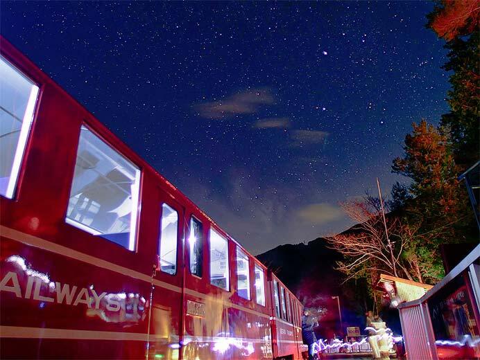 大井川鐵道井川線で「星空列車」を運転