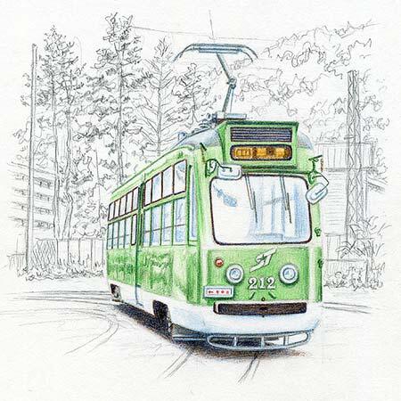 札幌市，絵画教室「電車事業所からの風景を描こう」の参加者募集