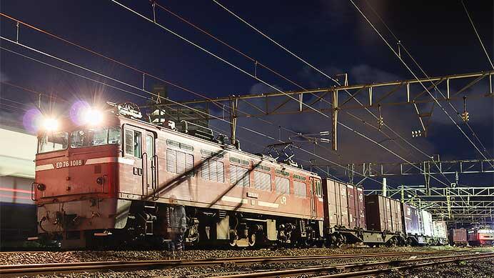 コンテナ貨物4075・4074列車をED76形とEF81形が相次ぎ代走