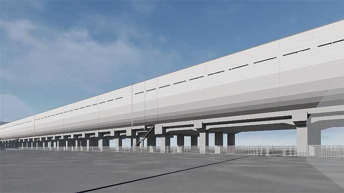 JRTT,北海道新幹線 札幌車両基地の壁面デザインを決定