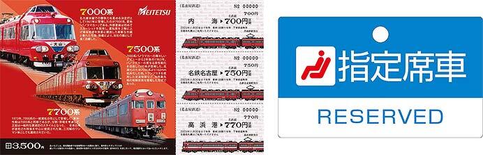 「『7・7・7』記念乗車券 ~なつかしのサボ付き~」