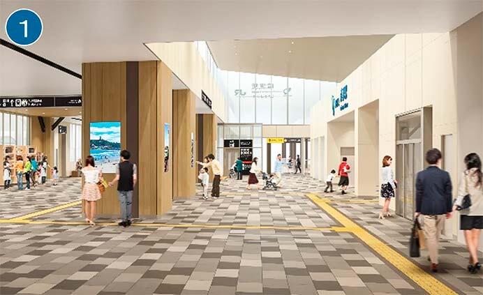 小田急藤沢駅，2026年1月24日から2階改札口の供用を開始