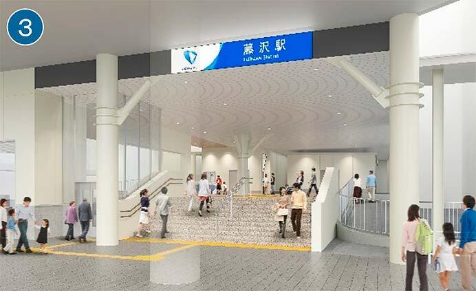 小田急藤沢駅，2026年1月24日から2階改札口の供用を開始