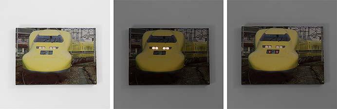 LEDキャンバスアート（923形ドクターイエロー）