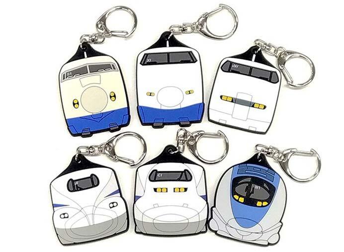 JR東海リテイリング・プラス，「新幹線ラバーキーホルダー」全6種を発売