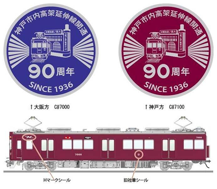 阪急，神戸市内高架延伸線開通90周年企画を実施