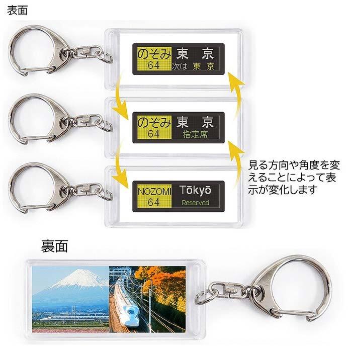 JR東海リテイリング・プラス，「N700系・N700S行先表示器キーホルダー」24種類を発売