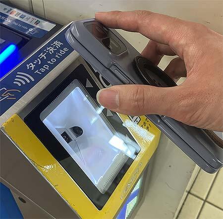 自動改札機での利用イメージ