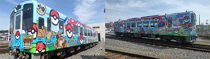 「三陸鉄道イシツブテ＆いわポケモントレイン」第3弾を運転