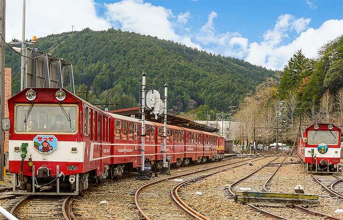 通称トロッコ列車「井川線」（愛称：南アルプスあぷとライン）