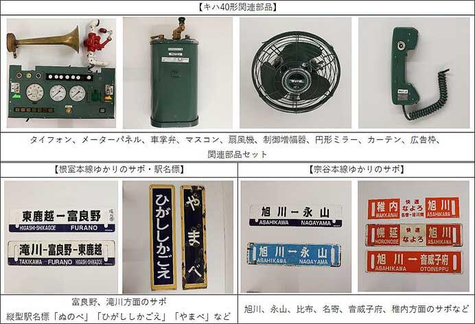 JR北海道，「鉄道の日」中古部品販売オークションを開催