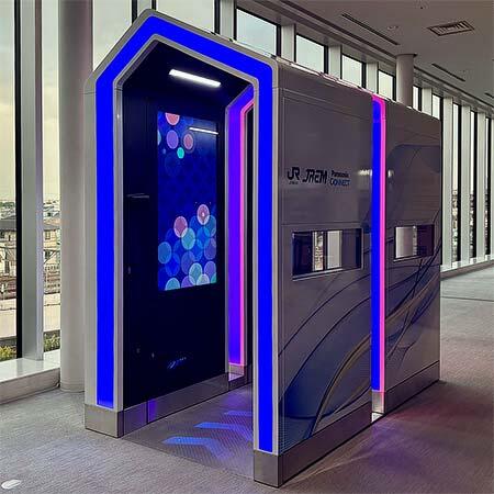 顔認証改札機の設置イメージ