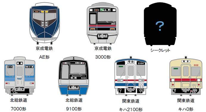 京成グループ3社「車両ピンバッジコレクション」