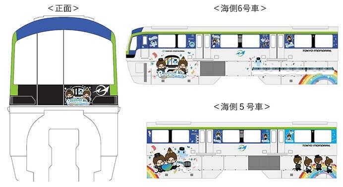 第2弾ラッピング列車のイメージ